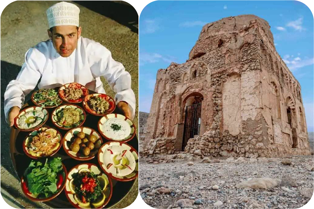 Omani food and Historical Ancient place